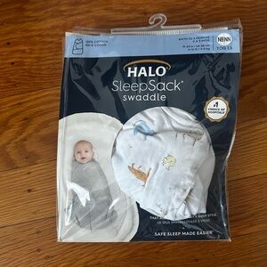 Halo NWT SleepSack Swaddle 100% Cotton with Animal Print
